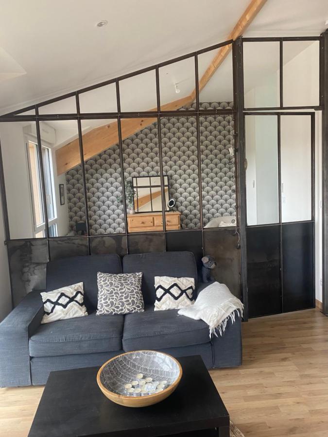 Loft Avec Terrasse Pour 4 Pers A 3Km Du Circuit Avec Garage Au Calme Lägenhet Le Mans Exteriör bild